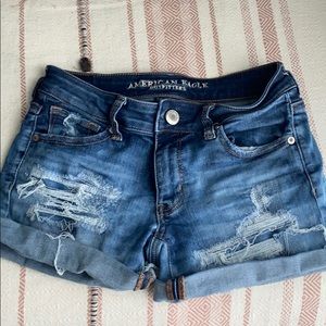 American Eagle Super Stretch Jean Shorts